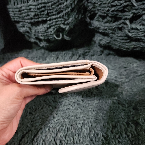 Coach White Bifold Leather Wallet
